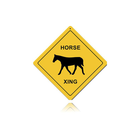 Horse Xing Vintage Sign Metal Sign