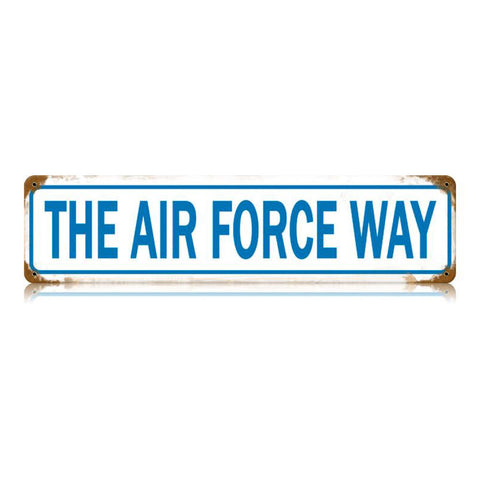 The Air Force Way Vintage Sign Metal Sign