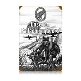 Fallschir Vintage Sign Metal Sign