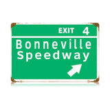 Bonneville Speedway Vintage Sign Metal Sign