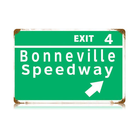 Bonneville Speedway Vintage Sign Metal Sign