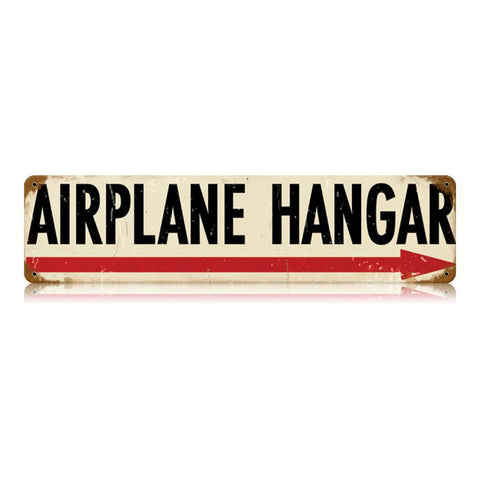 Airplane Hangar Vintage Sign Metal Sign