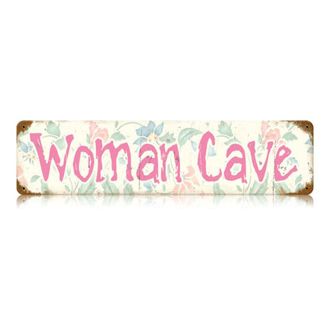 Woman Cave Vintage Sign Metal Sign