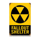 Fallout Shelter Vintage Sign Metal Sign