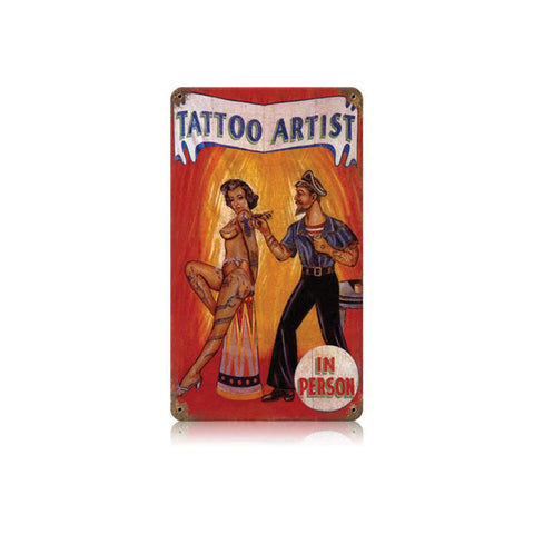 Tattoo-Artist-Vintage-Sign-Metal-Sign