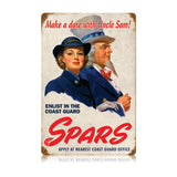 Spars Coast Guard Vintage Sign Metal Sign