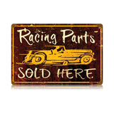 Racing Parts Vintage Sign Metal Sign