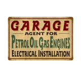 Petrol Garage Vintage Sign Metal Sign