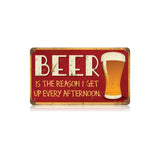 Beer Afternoon Vintage Sign Metal Sign