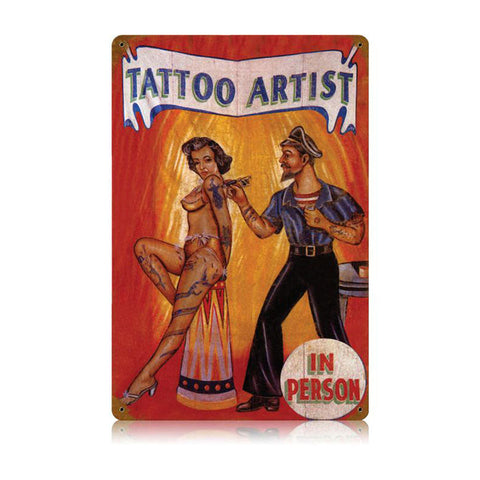 Tattoo-Artist-Vintage-Sign-Metal-Sign