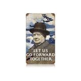 Go Forward Together Vintage Sign Metal Sign