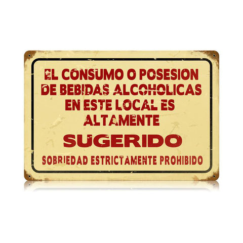 Sugerido Vintage Sign Metal Sign