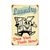 Laundry Vintage Sign Metal Sign