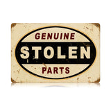 Stolen Parts Vintage Sign Metal Sign