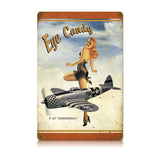 P-47 Eye Candy Vintage Sign Metal Sign