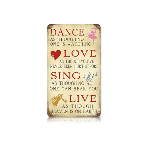 Dance-Love-Vintage-Sign-Metal-Sign