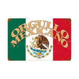 Orgullo Mexicano Vintage Sign Metal Sign
