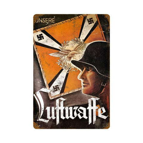 Luftwaffe Vintage Sign Metal Sign