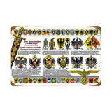 German History Vintage Sign Metal Sign