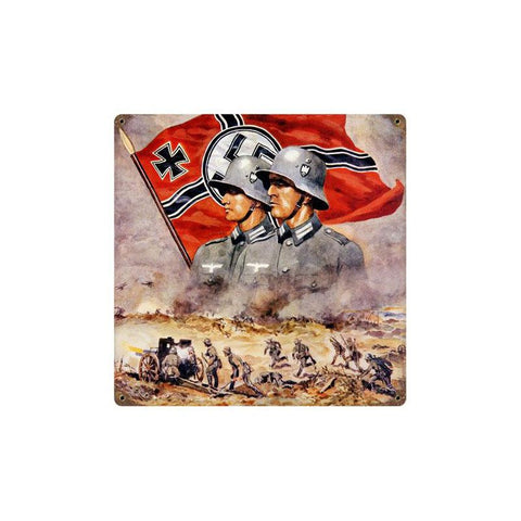 German Flag Vintage Sign Metal Sign