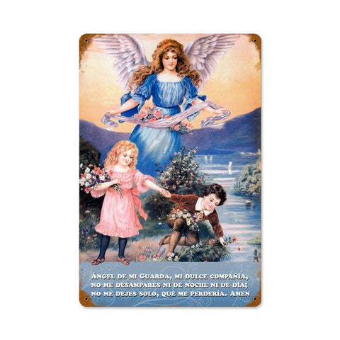 Angel Vintage Sign Metal Sign