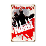 Handen Europa Vintage Sign Metal Sign