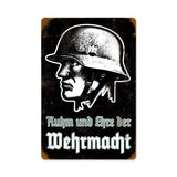 Ruhm Wehrrmacht Vintage Sign Metal Sign