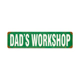 Dad'S Workshop Vintage Sign Metal Sign