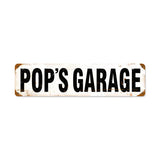 Pop'S Garage Vintage Sign Metal Sign