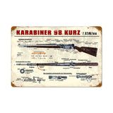 Karabiner Vintage Sign Metal Sign