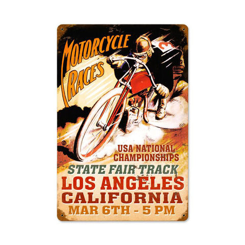 La-Motorcycles-Vintage-Sign-Metal-Sign
