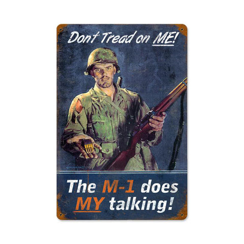 Dont Tread On Me Vintage Sign Metal Sign