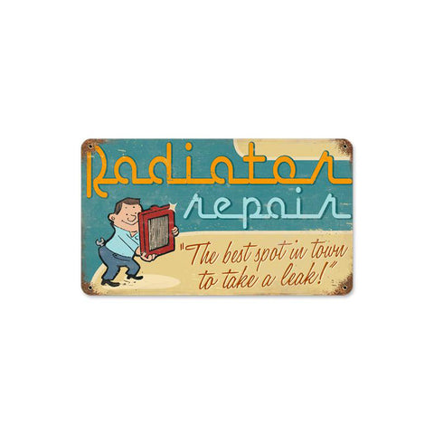 Radiator Repair Vintage Sign Metal Sign