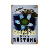 Spare Gas Vintage Sign Metal Sign