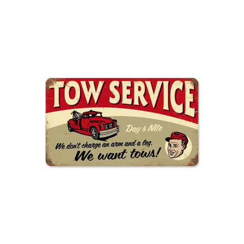 Tow-Service-Vintage-Sign-Metal-Sign