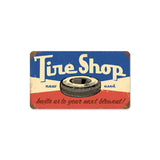 Tire Shop Vintage Sign Metal Sign