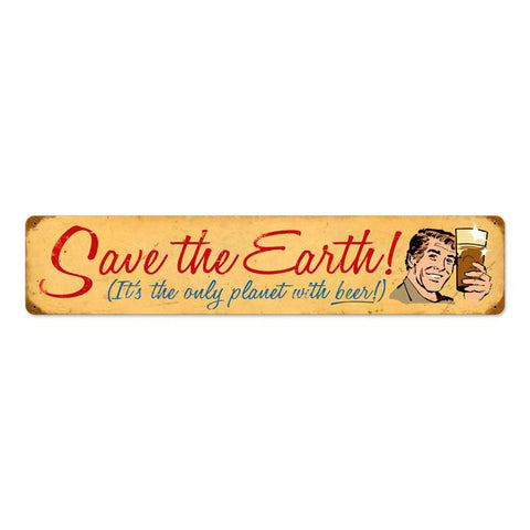 Save-The-Earth-Vintage-Sign-Metal-Sign