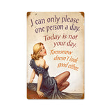 Not Your Day Vintage Sign Metal Sign
