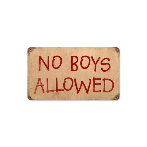 No-Boys-Allowed-Vintage-Sign-Metal-Sign