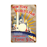 New York World Fair Vintage Sign Metal Sign