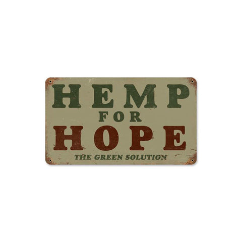 Hemp For Home Vintage Sign Metal Sign