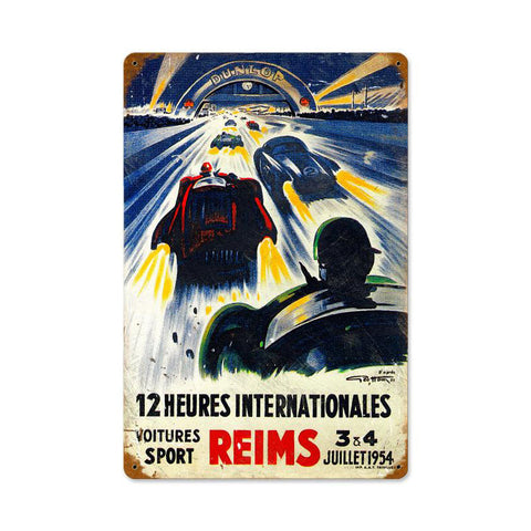 Reims Vintage Sign Metal Sign