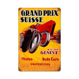 Grand Prix Suisse Vintage Sign Metal Sign