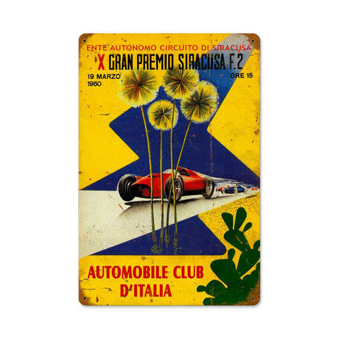 Siracusa Vintage Sign Metal Sign