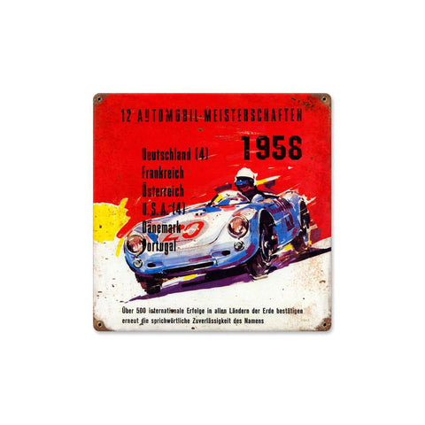 Meisterschaften Vintage Sign Metal Sign