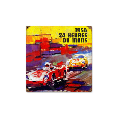 24 Heures Dumans Vintage Sign Metal Sign