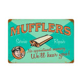 Muffler Service Vintage Sign Metal Sign