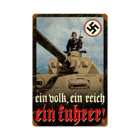 Ein Fuhrer Vintage Sign Metal Sign