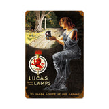Lucas Lamps Vintage Sign Metal Sign