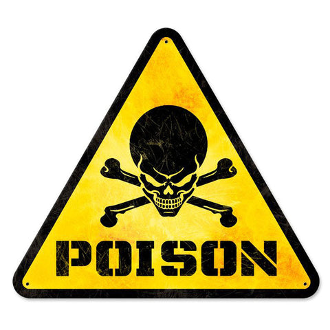 Poison Vintage Sign Metal Sign